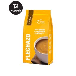 12 Capsule Italian Coffee Flechazo Arabica – Compatibile Cafissimo / Caffitaly / BeanZ
