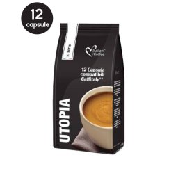 12 Capsule Italian Coffee Utopia Forte – Compatibile Cafissimo / Caffitaly / BeanZ