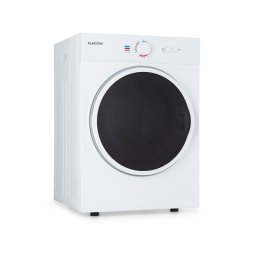 Klarstein Jet Set, uscător de rufe, uscător, 1020 W, clasa energetică G, 3 kg, 50 cm, alb (MNW8-JetSet-WH)