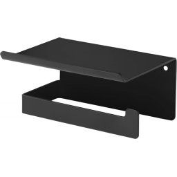 2in1 suport hartie igenica cu raft depozitare telefon seria Nero ADM_N221