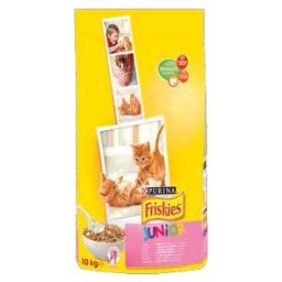 Friskies Cat Junior cu Pui Lapte si Legume 10kg