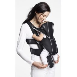 Marsupiu Anatomic Miracle Black-silver, cu pozitii multiple de purtare