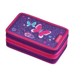 Penar Herlitz echipat triplu (3 compartimente) 31 piese Butterfly