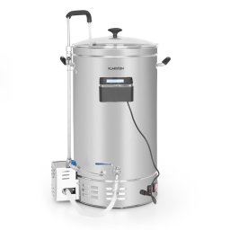 Klarstein Brauheld Pro, cazan de malț, 3300 W, 45 l, 30 - 100 ° C, pompă de circulație, oțel inoxidabil (BRD3-Brauheld-Pro45)