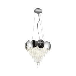 Lustră pe cablu de cristal LORD 8xGU10/50W/230V