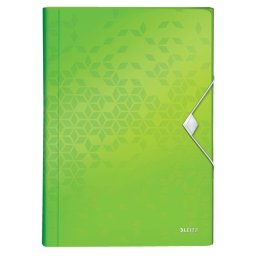 Mapa tip proiect LEITZ WOW, PP, A4, 250 coli, verde