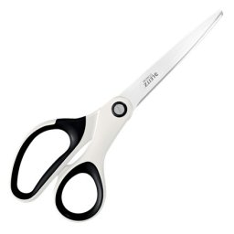 Foarfece pentru birou LEITZ WOW Titanium, 205 mm, alb