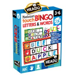 Headu Montessori - Joc Bingo Atingeti Imagini Si Cuvinte