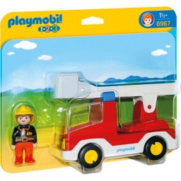 Playmobil - 1.2.3 Camion Cu Pompier