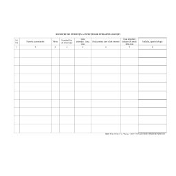 Registru de evidenta a infectiilor intraspitalicesti