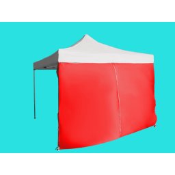 Perete lateral 3m cu ușă - hexagonal, Roșu