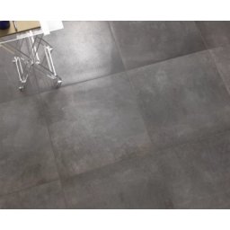 Gresie portelanata Sintesi Italia, Ambienti Antracite Rectificata 80,2x40 cm -AMBAR400802
