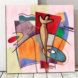 Tablou Canvas Forme Abstracte CTB24 (Optiuni Tablou: 40x40cm)