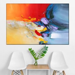 Tablou Canvas Abstract Colors CTB54 (Dimensiune LxH: 120x80cm)