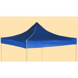 Prelată acoperiș 3x3m - hexagonal, Albastru