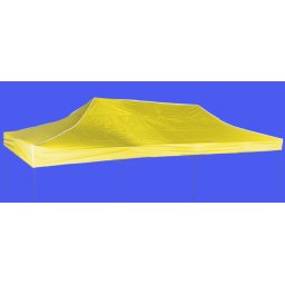 Prelată acoperiș 6x3m - hexagonal, Galben