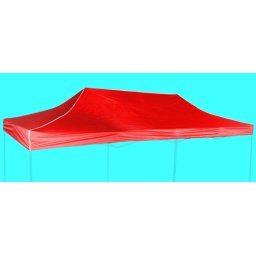 Prelată acoperiș 6x3m - hexagonal, Roșu