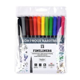 Set 12 finelinere KOH-I-NOOR