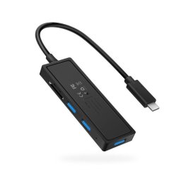 Adaptor 5 in 1 USB-C la 3xUSB 3.0, SD, microSD Blitzwolf BW-TH4 , negru