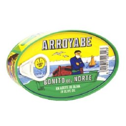 ARROYABE Ton alb BONITO del NORTE bucati in ulei de masline 111 g