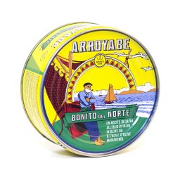 ARROYABE Ton alb BONITO del NORTE bucati in ulei de masline 260 g