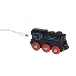 Locomotiva reincarcabila mini USB BRIO