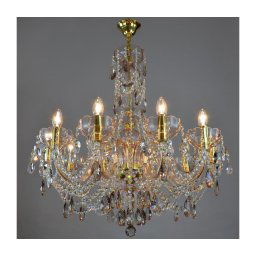 Wranovsky JWZ121102100 - Lustră de cristal pe lanț ZENITH 10xE14/40W/230V