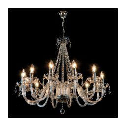 Wranovsky JWZ117122101 - Lustră de cristal pe lanț BONTON 12xE14/40W/230V