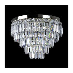 Wranovsky JWZ024060301 - Lustră de cristal aplicată 5xE14/40W/230V + 1xE27/40W