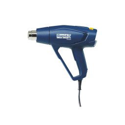 Pistol cu aer cald Rapid R1800, putere 1800 W, debit 450 l min, reglare debit aer in 2 trepte, temperatura 300 C 550 C, protectie la supra incalzire, 2 ani garantie 5001341