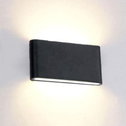 Aplica LED 12W Negru Exterior