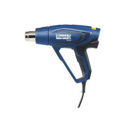 Pistol cu aer cald Rapid R2000, putere 2000 W, debit 450 l min, reglare debit aer in 3 trepte, temperatura 60 C 600 C, protectie la supra incalzire, 2 ani garantie, 5001342