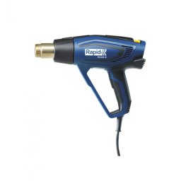 Pistol cu aer cald Rapid R2200-E, incalzitor ceramic, reglare electronica a puterii, putere 2200 W, debit 500 l min, reglare debit aer in 3 trepte, temperatura 60 C 650 C, 2 ani garantie, 5001343
