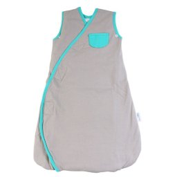Sac de dormit multifunctional Grey Turquoise Elephant Travel 18-36 luni 2.5 Tog