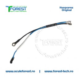 Cablu electric asamblat original pentru drujba Husqvarna 135, 140, 435, 435e, 440, 440e, Jonsered CS2240, CS2240S