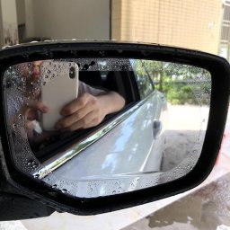 Set folie protectoare auto pentru oglinzi, impotriva apei si aburului, Film Protect