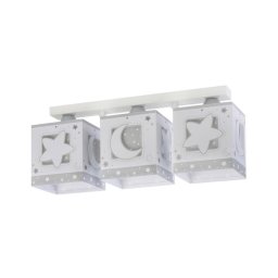 Plafonieră pentru copii Dalber 63233NE MOONLIGHT 3xE27/60W/230V