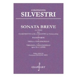 Sonata Breve a 2 voci per Clarinetto in Do e Fagotto - Constantin Silvestri