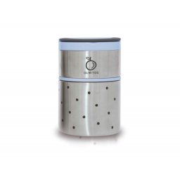 Termos mancare solida cu doua recipiente independente 250+570 ml bleu