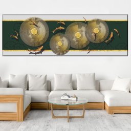 Tablou Canvas Panoramic Feng Shui BES156 (Dimensiune LxH: 180x60cm)