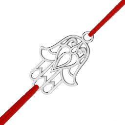 Martisor Bratara Argint 925 Placat Rodiu Alb Fatima