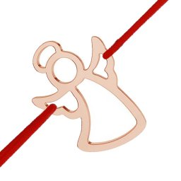 Martisor Bratara Argint 925 Placat Aur Roz 18K Ingeras