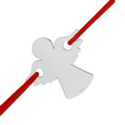 Martisor Bratara Argint 925 Placat Rodiu Alb Inger Ingeras