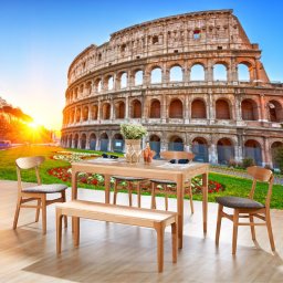 Fototapet Colosseum Roma, Italia RIT95 (Alege materialul: : Tapet Hartie Semilucios + Adeziv, MP: 1 mp)