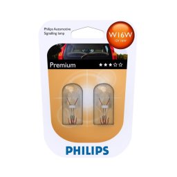 SET 2x Bec auto Philips VISION 12067B2 W16W W2,1x9,5d/16W/12V