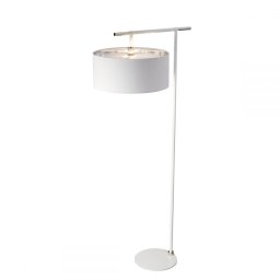 Lampadar Balance alb/nichel, H-162 cm, BALANCE-FL-WPN