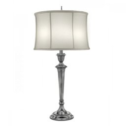 Lampă de bufet XXL Syracuse, nichel/alb, H-79cm, SF-SYRACUSE-AN
