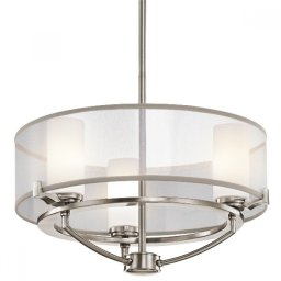 Lustră dining Saldana, L-46cm, H=38-107cm, argintiu, KL-SALDANA3