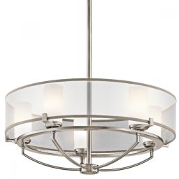 Candelabru living Saldana, L-61cm, H=41-108cm, argintiu, KL-SALDANA5