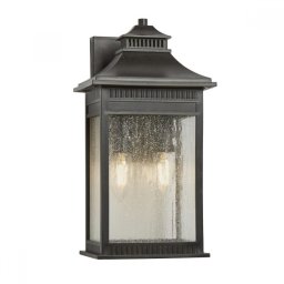 Aplică exterior Quoizel Livingston M, bronz, H:36cm, L:18cm, 2x40W-E14, QZ-LIVINGSTON2-M